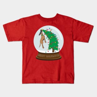 Merry Maligator Globe Kids T-Shirt